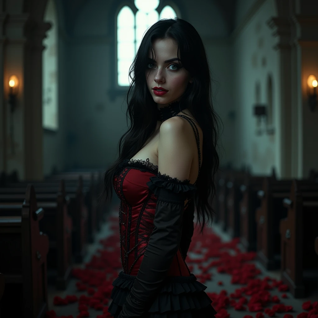 Murata_yuusuke, Boichi(mangaka),Murakami teruaki, fizrotart, sam yang, 2girls, (queen of hearts, AL), cyberpunk fairytale , (the queen of hearts of wonderland has pale skin, wears a tattered, ripped, bloody playing card theme cyber dress), (AL black woman, wears a black maidlike cyberpunk dressand neon apron), cinematic scene, perfect anatomy, perfect face, perfect hands, perfect physique, perfect lighting, perfect perspectives ,masterpiece, , 2d, sharp gradients, deep highlights, ultra hires animation, hyper-detailed human features, hyper resolution cel-shaded, best quality, expressive eyes, hyper-hdr, 8k, UHD, hyper- absurdres, hyper-aesthetic, depth of field,sensual dreadful atmosphere, skindentation, the queen of hearts defeated by Al , AL standing over the defeated queen, shattered glass, face up, knocked out, shatterd crown,blood splattered, scarred,bruised, broken body, defeated villainess, , "Rumble for Wonderland " bold techno text