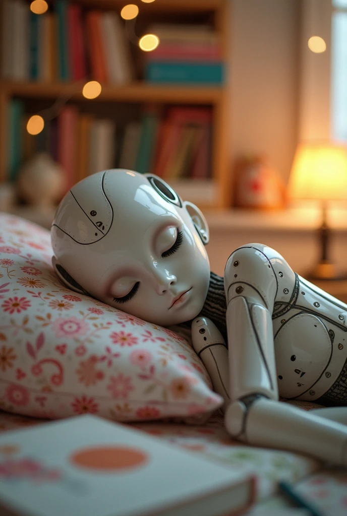 techmai robot girl on bed in bedroom<lora:techmai:1>