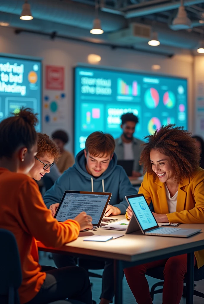 that the image relates to an online course company