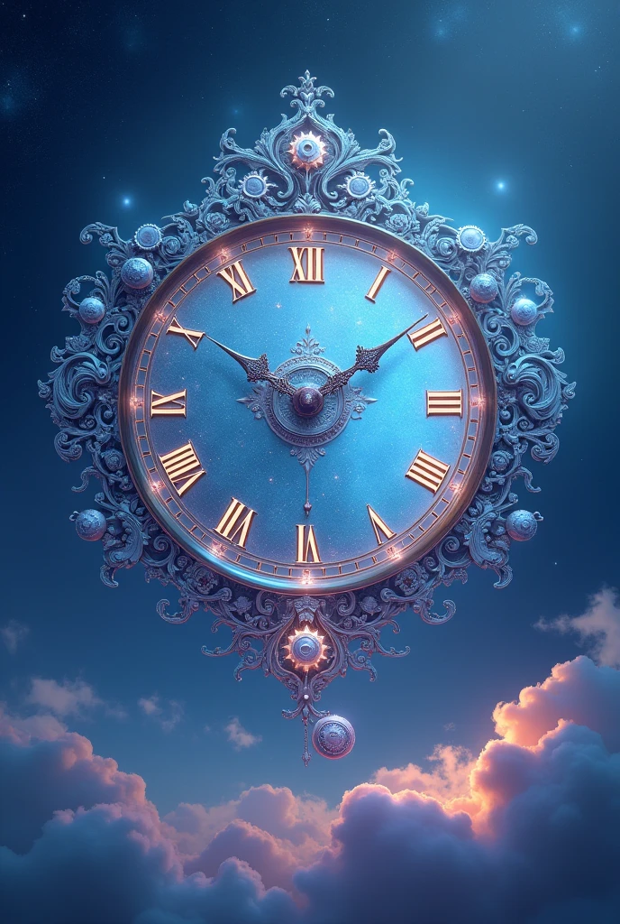 Clock without hands