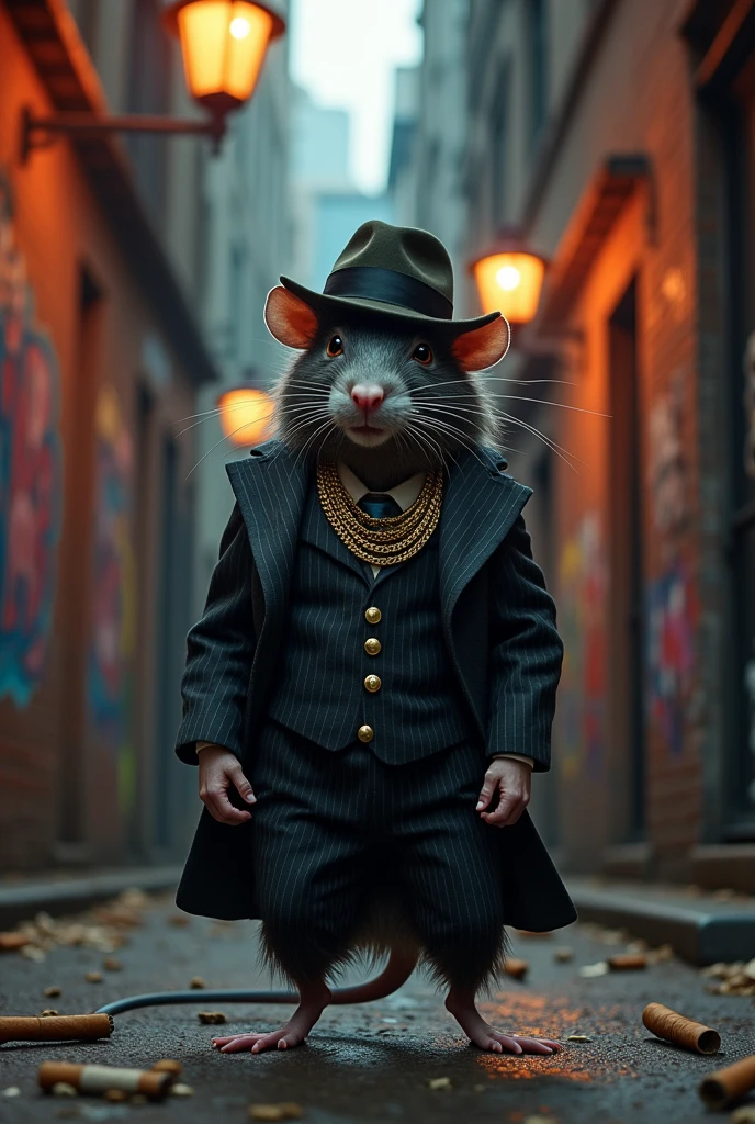 A gangster rat
