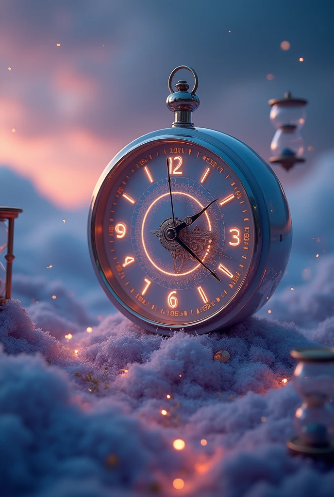 Clock without hands