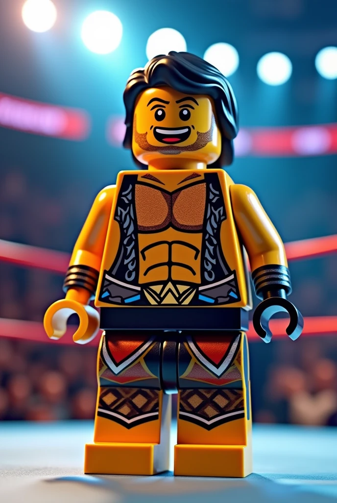 lego style character of a wrestler