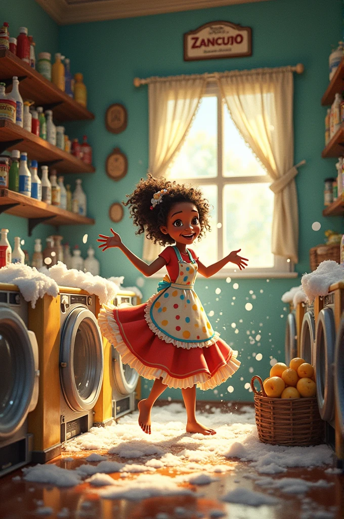 ZANCUDO, A LAUNDRY, soap and bubbles