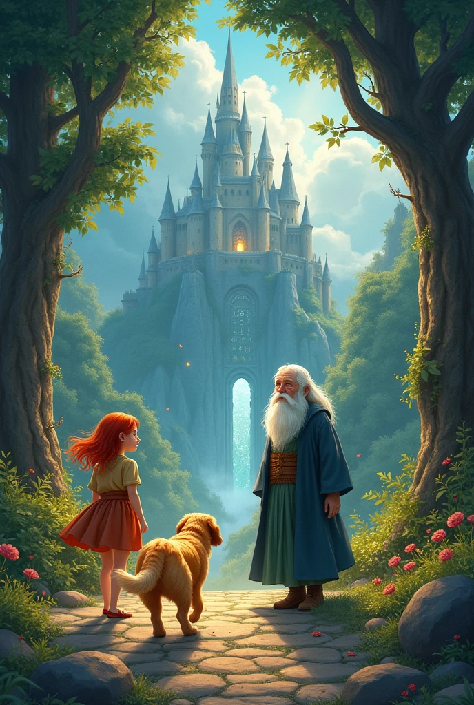 Create 5 images for this story with the characters being the same in all of them.
