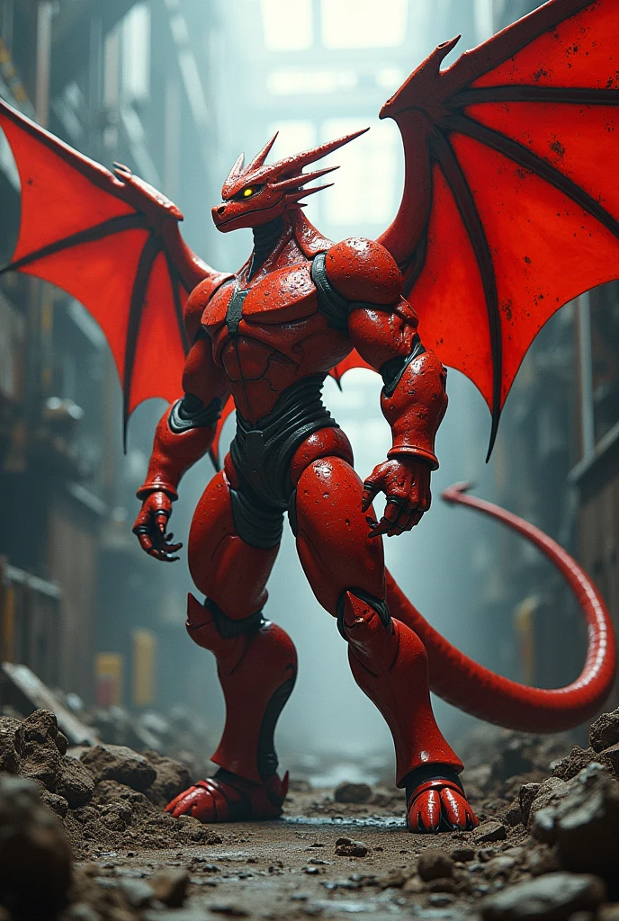 hi-res, good graphics, great anatomy, anatomically correct. Lego Minifigure, lego figure. Anthro dragon fox hybrid