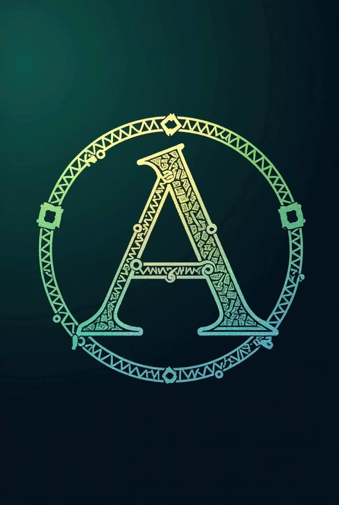 Make logo of a
With word A
Make it in circle
