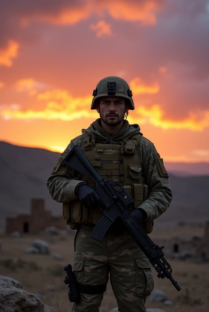 Azerbaijan Soldier Khankendi