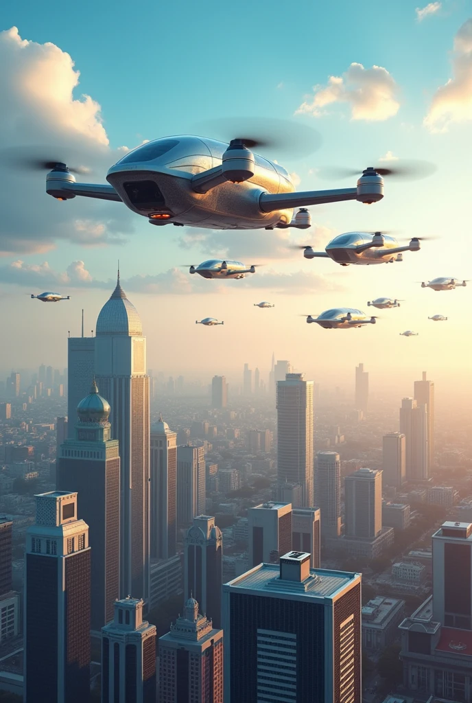 Flying machines, Baku city