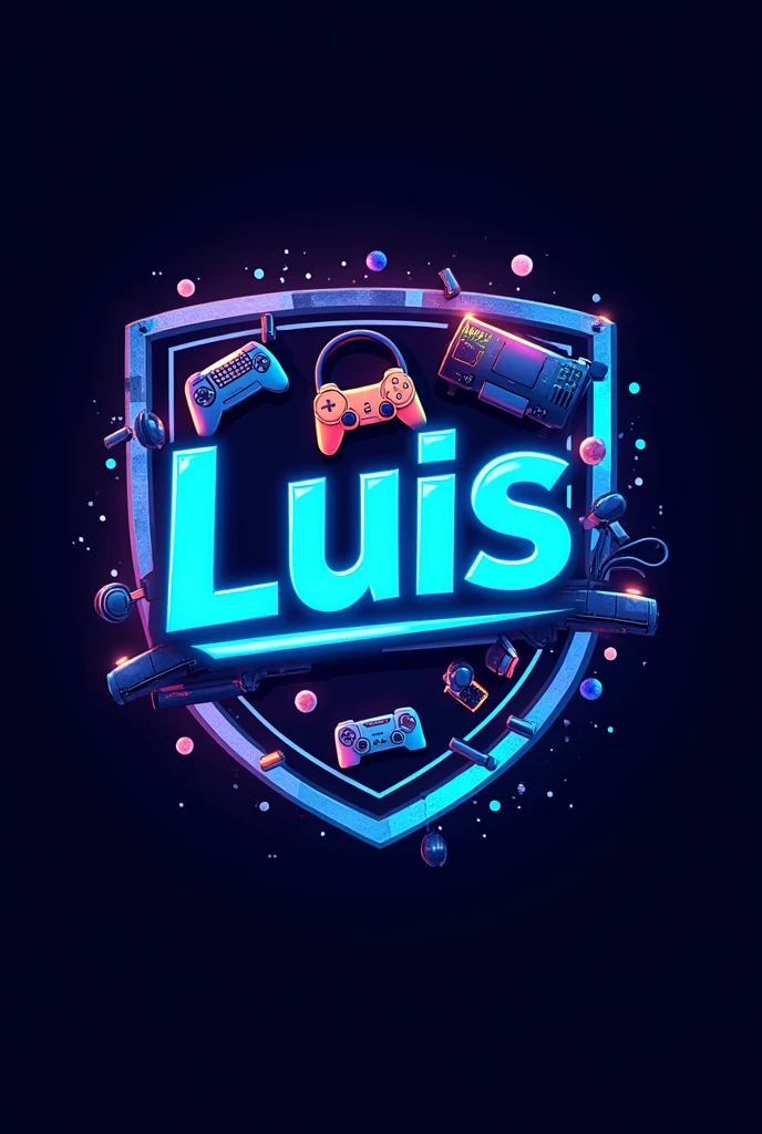 Create a YouTube logo for video games called luis