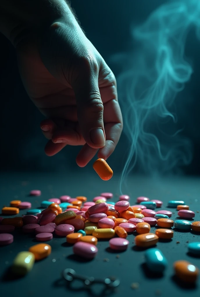 Create an image that represents the concept of 'Do Not Take Pills'.