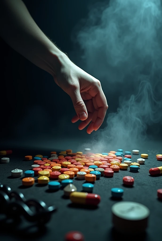 Create an image that represents the concept of 'Do Not Take Pills'.