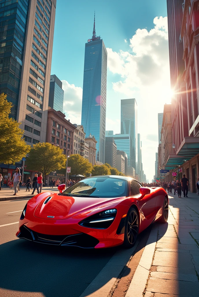 Red car