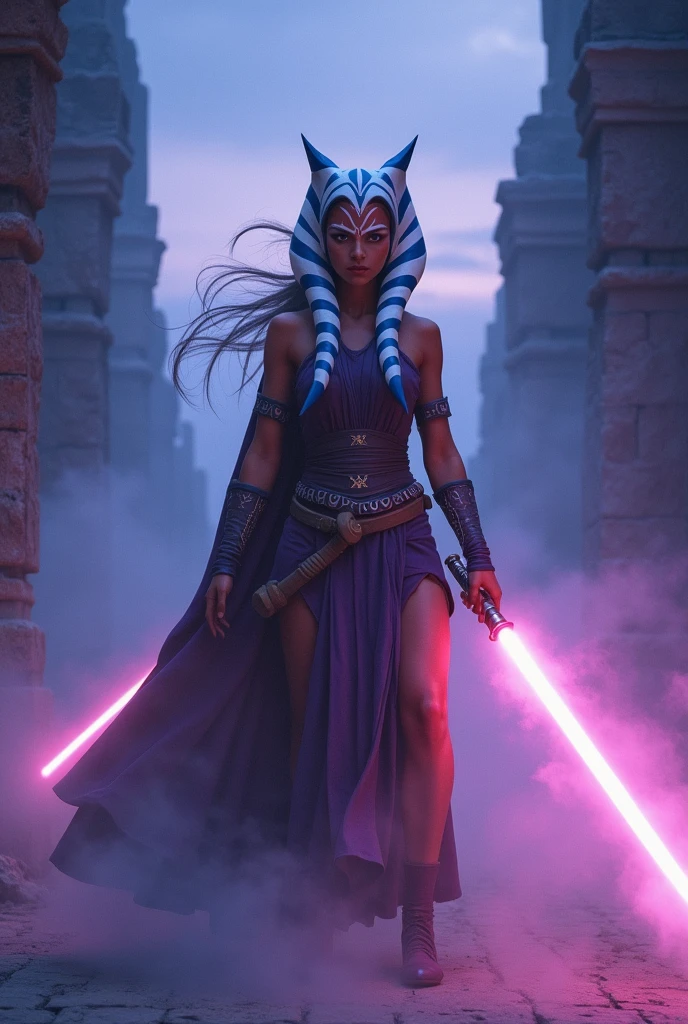 Ahsoka Tano has is getting covered in thick