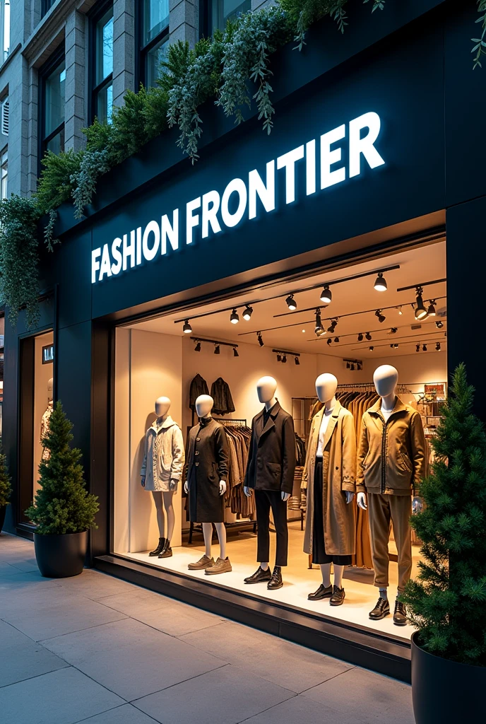 Fashion Frontier - Opening up new horizons in fashion、Innovative style store　H and S logo letters