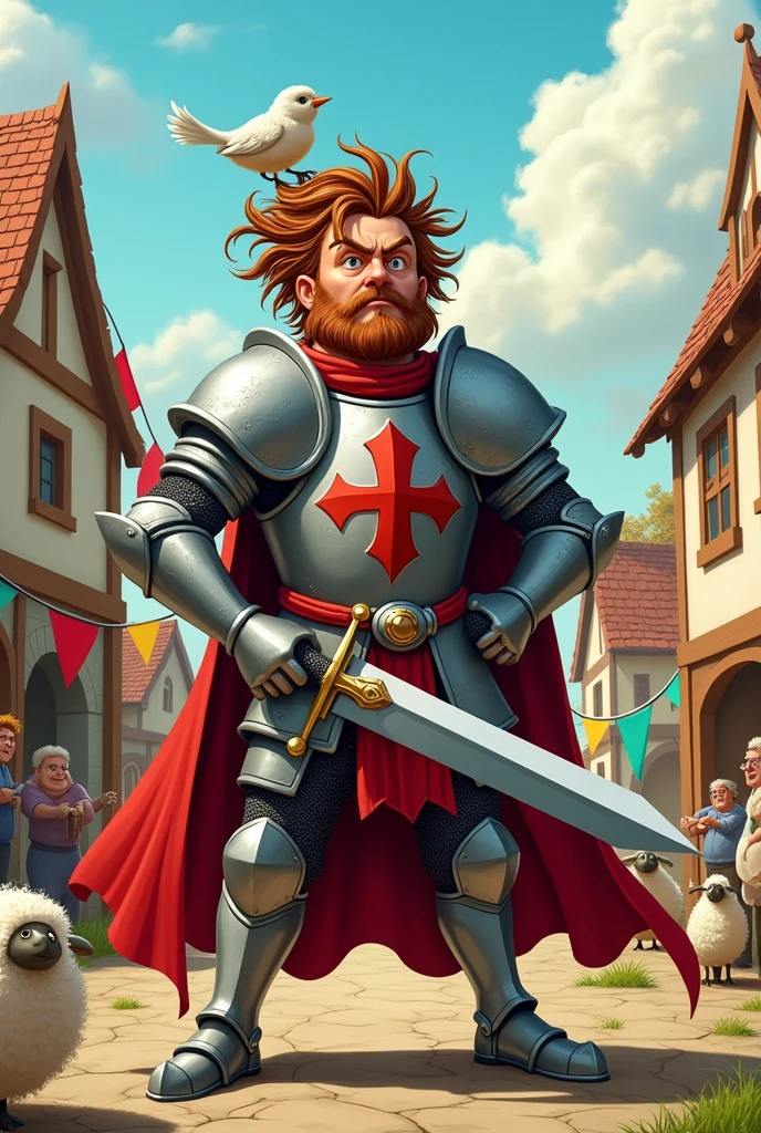 Funny and stubborn paladin