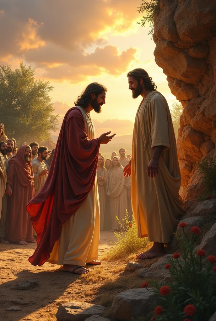 Jesus raises Lazarus from the dead