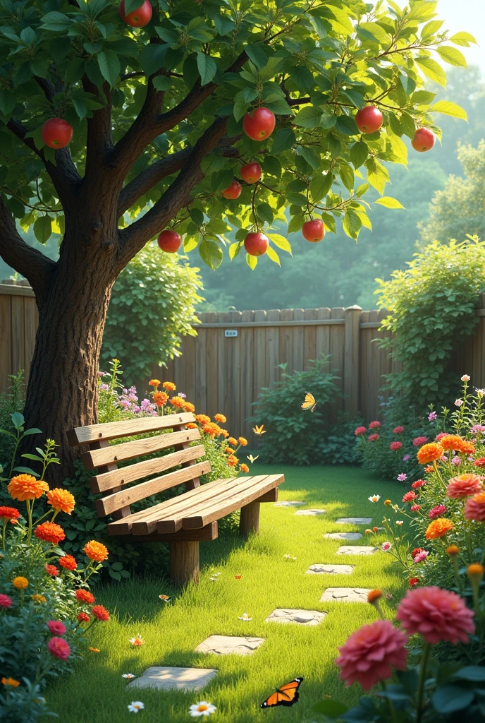 Very normal, little garden