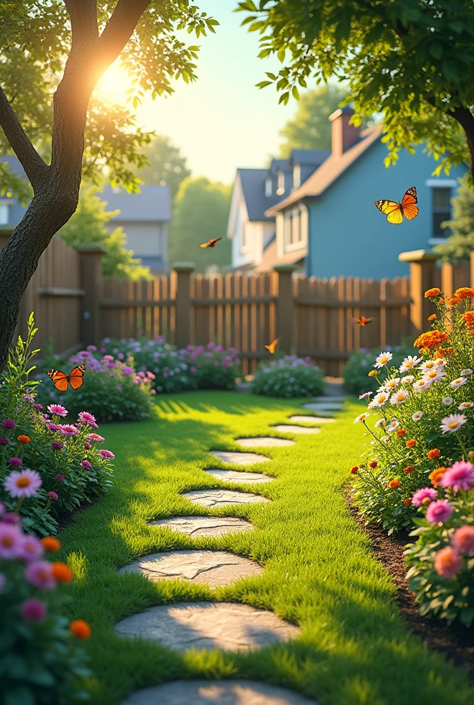 Very normal, little garden