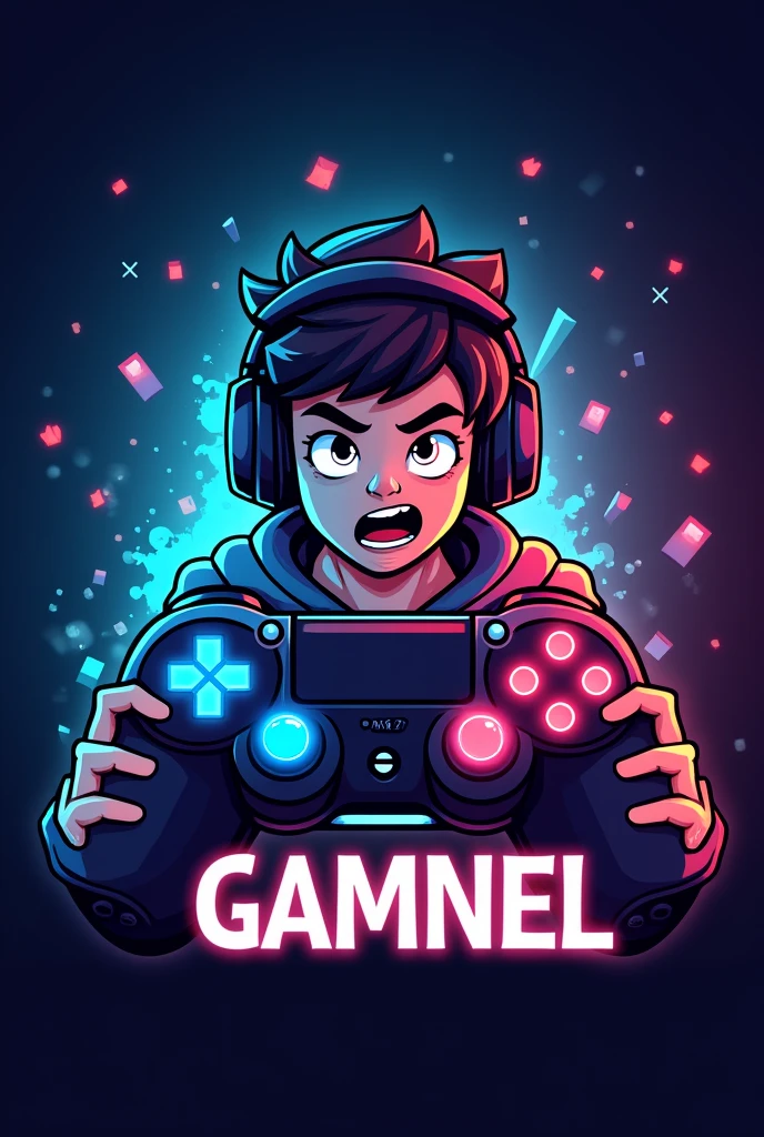 Create a logo for a gaming channel
