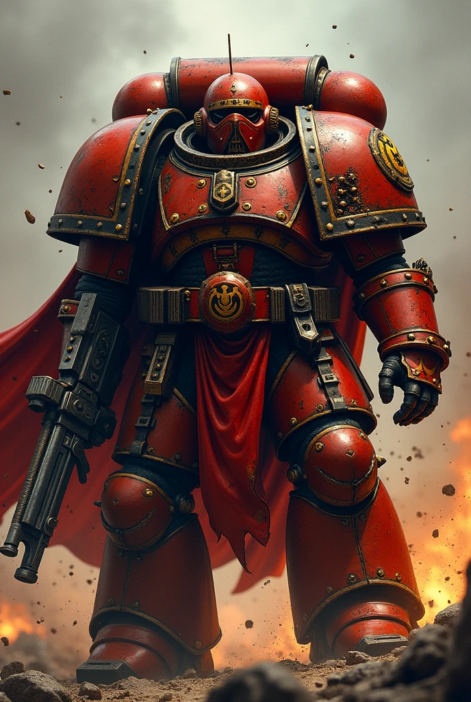 A logo of the angry Marines 40K but mix it up with berserker and the Mantis Warriors