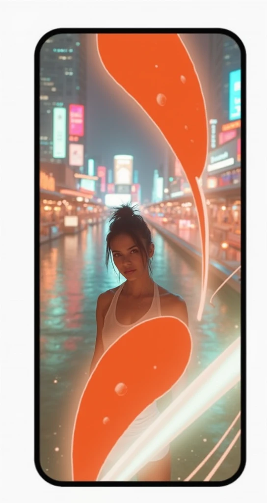 CHANGE THE BACKGOUND OF IMAGE FRAME NEON LIGHT 