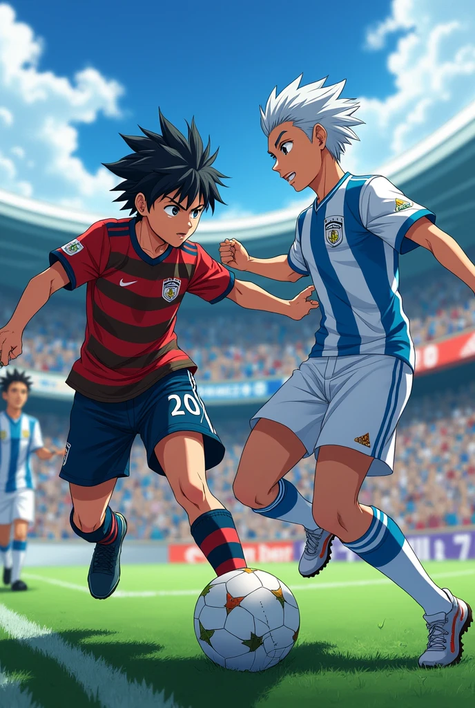 Yoichi Isagi and Rin Itoshi 