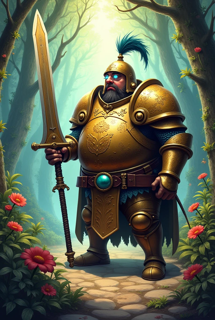 Fat and clumsy paladin