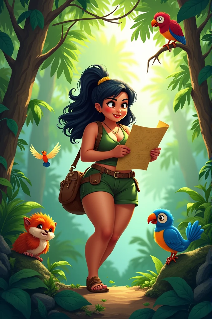 Doro the explorer with big tits and a huge ass