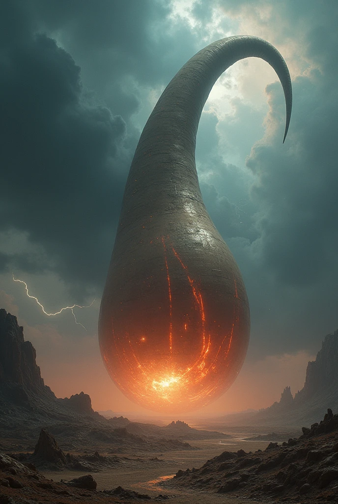 Create a penis so large that it destroys worlds