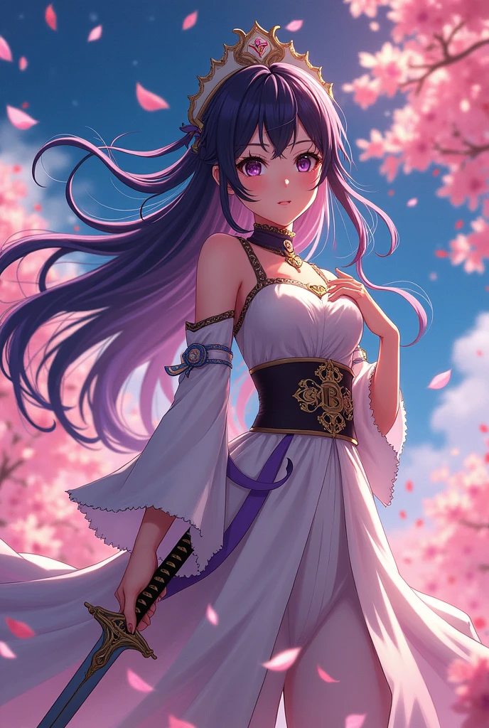 a girl that exactly looks like momo yaoyorozu, Kiara from genshin impact, Barbara from genshin impact, bulma from dbz, Android 18 from dbz and yoimiya from genshin impact. 
