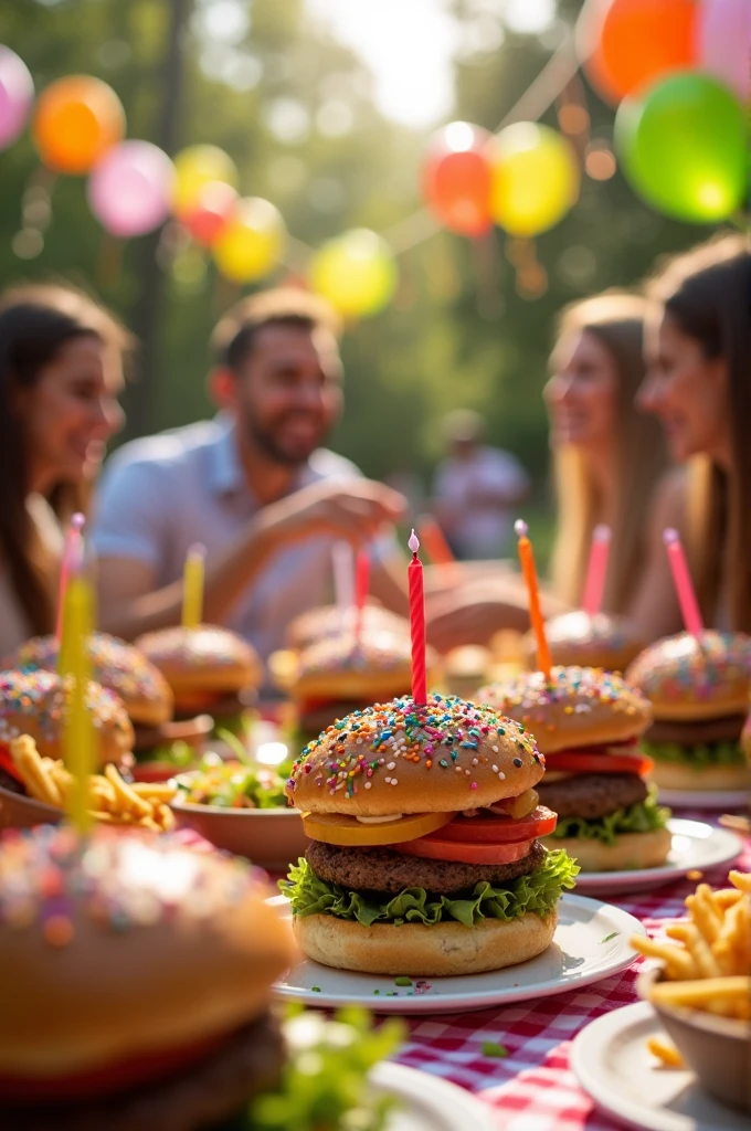 Happy birthday burgers 
