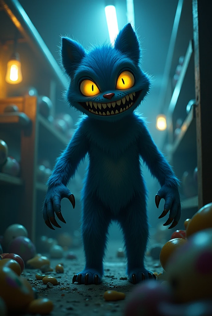 Huggy Wuggy is the villain from the first Poppy Playtime game., profile can, pretty scary, what you did is nothing like it, the one in the game is very thin