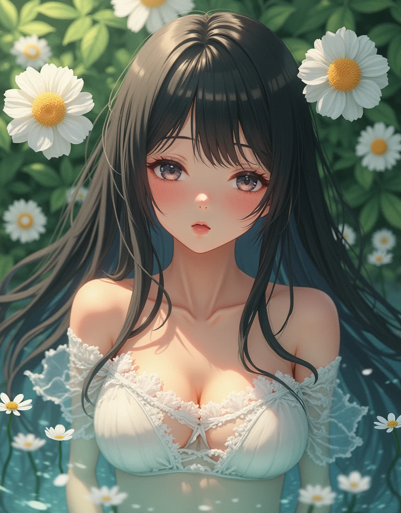 {{{{{3,318 trillion pixels high resolution, nsfw, Realistic scenery and lovely Japanese girl who is moaning madly in a Cylindrical crystal soda flower herbarium filled with female hormones oil and soaking her, thicken the lips look pretty, Boobs are fluffy and bouncy, Tits that get rounder bigger her deep tight cleavage}}}}}, {{{{{Erotic-romantic in which her budding sexual desire is amplified more and more with the emotional drift of youth, detail of The panting face of a neat and cheerful girl loved by everyone, Her romantic deep panting depicted in detail}}}}},{{{{{she is soaking inside the Cylindrical crystal soda flower herbarium filled with female hormones cause the innocent girl to flush her face remains a girl only her body changes rapidly Her tits swell and she leans forward unable to support her own tits as her cute T-shirt encircles and forms two beautiful I-cup mounds, It's too cute and innocent to see her go into her own world nipples out mouth open panting, she is in magical in a Cylindrical crystal soda flower herbarium filled with female hormones, All the sexiness that's amplified inside her makes her gasp, her beautiful slender underbust, slender curvy cute waistline, an lewd fetish for lips and necks and waistlines, her clearer nip line from underbust to hips, gloomy straight wig, thick vivid lips}}}}},{{Extremely detailed}}, {{{{{Heroine girl with a pure and innocent aura has an overly sensitive, sexually unused body}}}}}