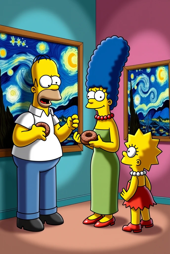 The Simpsons something related to art