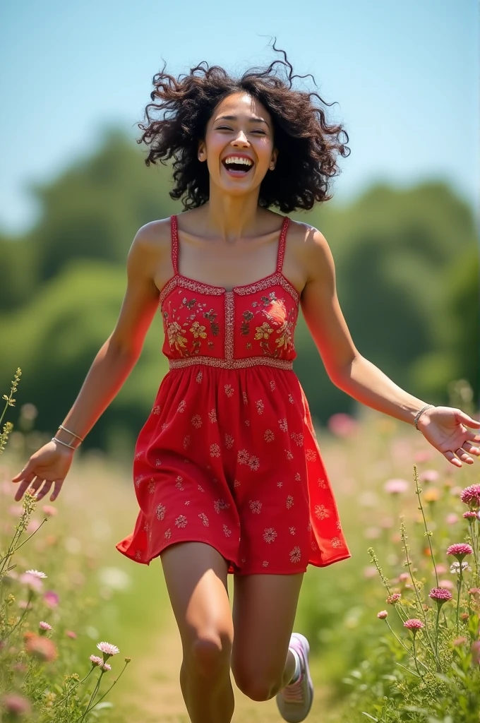 excited woman