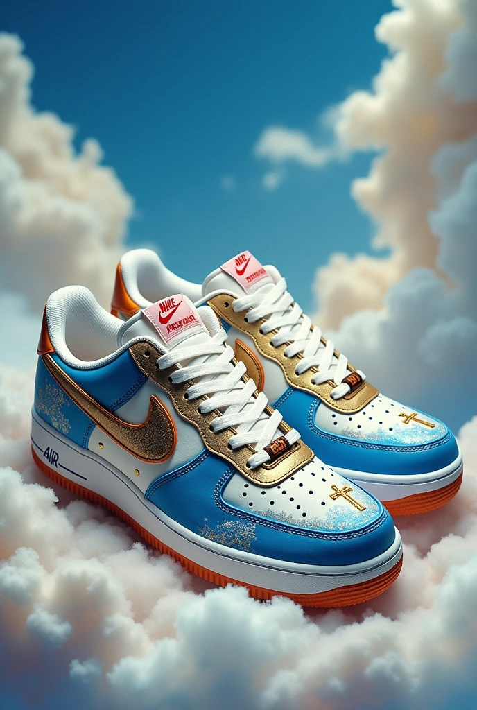 Create some custom Christian themed painted air force ones
Aesthetic
