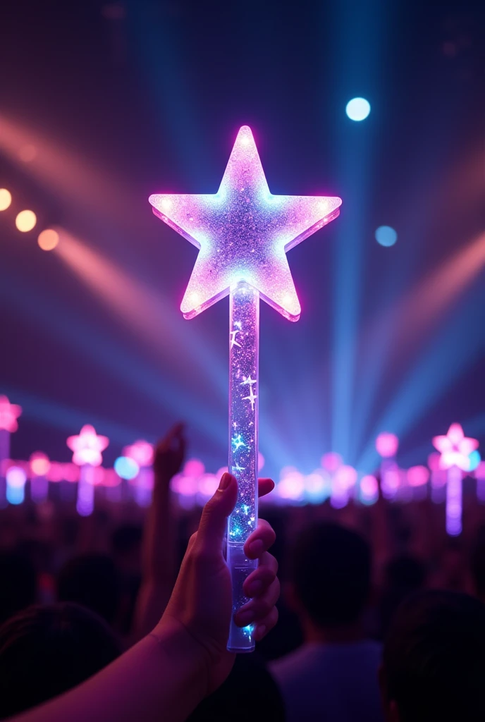Crea un lightstick de kpop de un grupo llamado "stargirls "