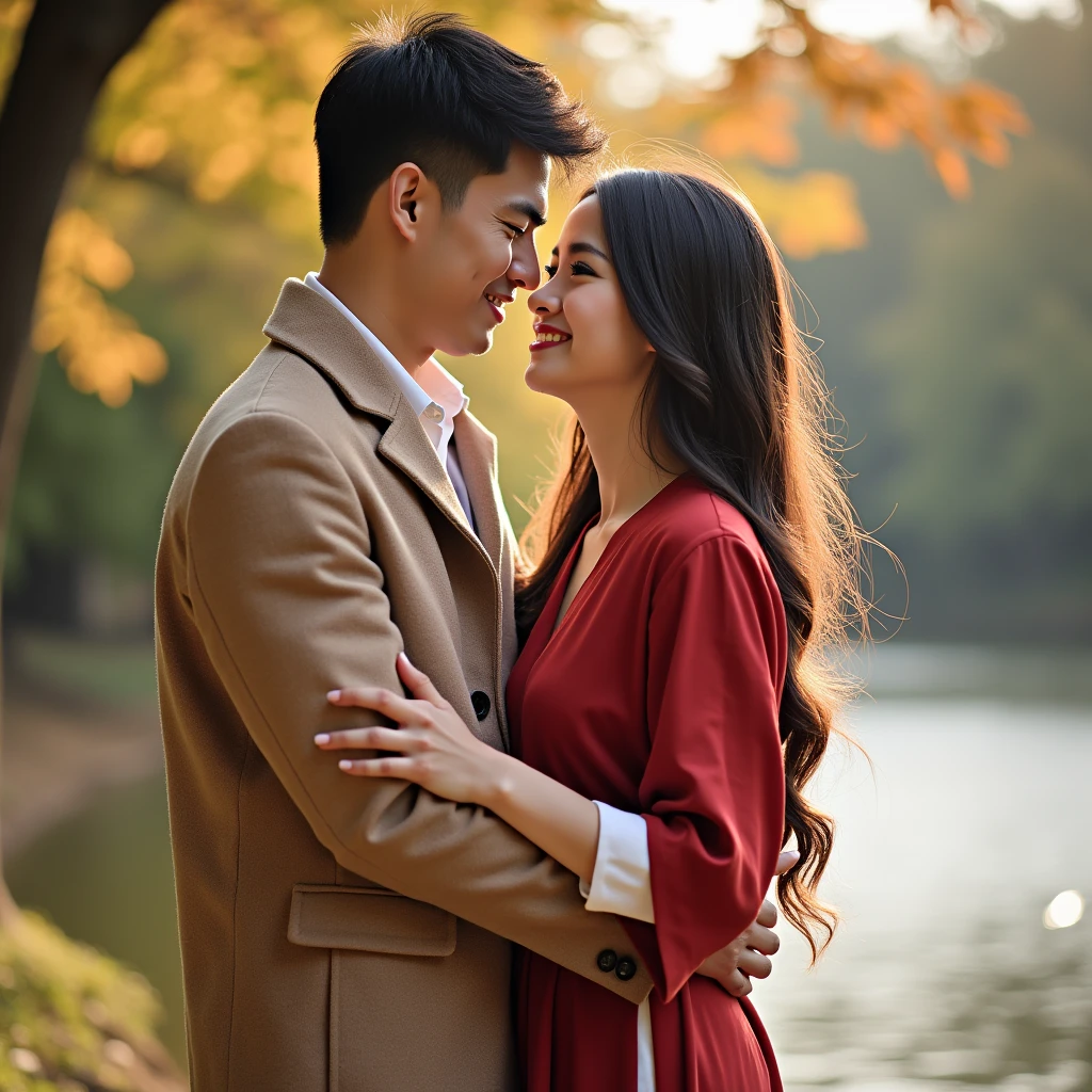 Asian couple