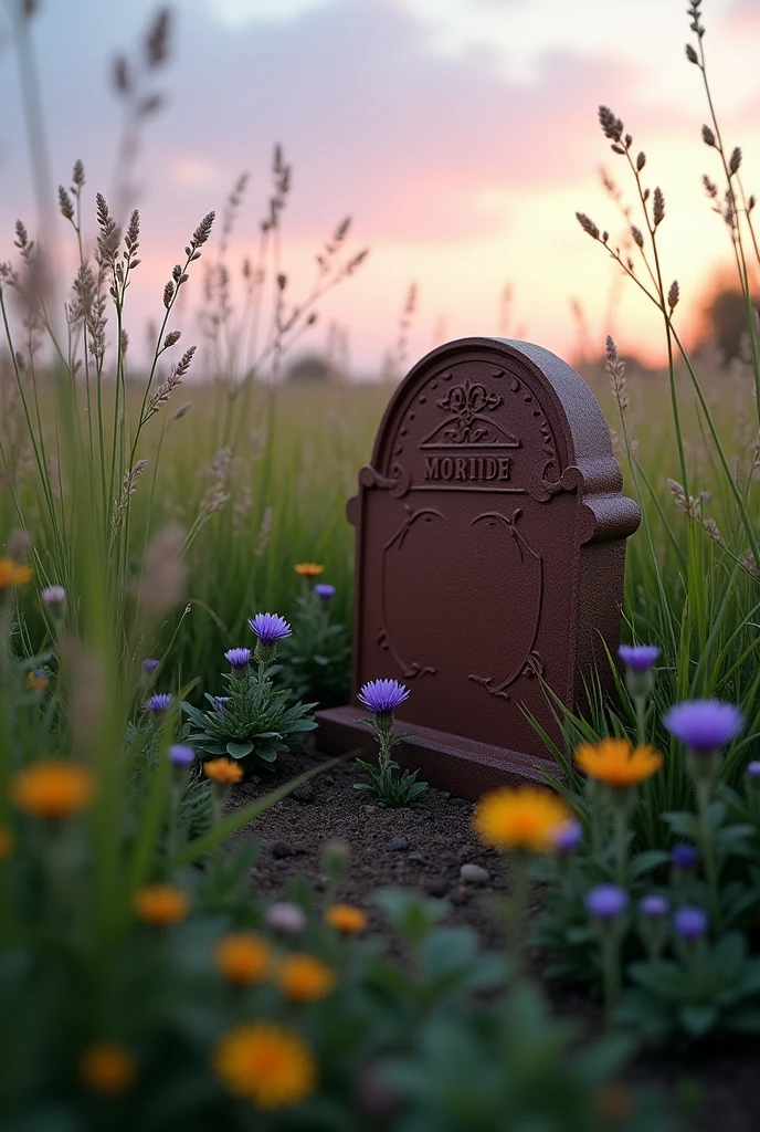 A grave made of clay