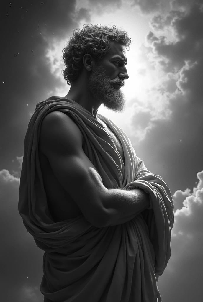 Anaximenes was、Don&#39;t draw the whole body in black and white、draw 