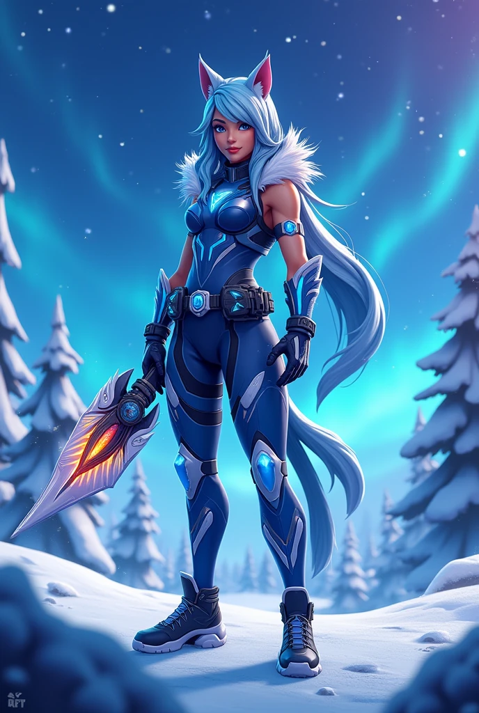 Fortnite lynx from the Season 7 Battle Pass