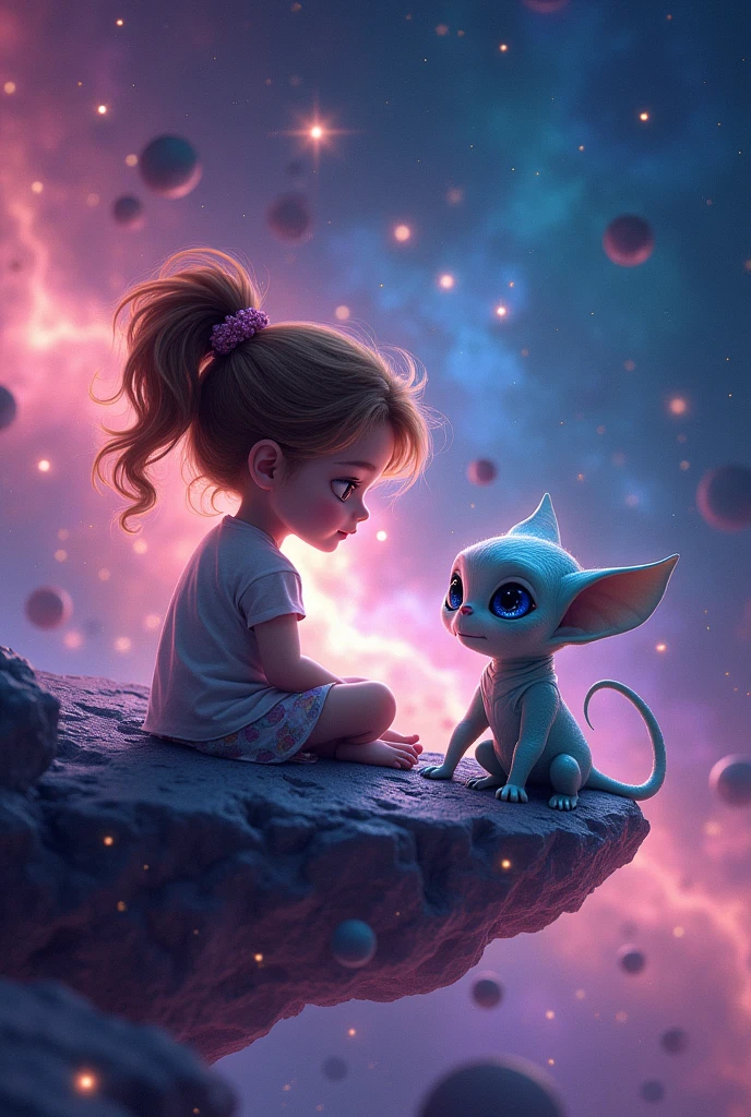 girl talk with alien