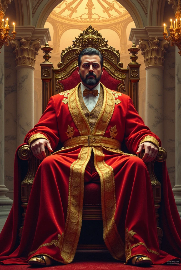 Create a song cover with an egocentric theme
Titled "The King"