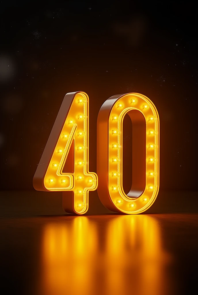 icon written: ERONILDES SANTOS 40, GRUPO DE AVISOS💛🚀 no formato 1080 por1080 em LED na cor amarela 
