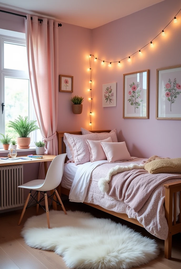 Realistic  room design for girls

