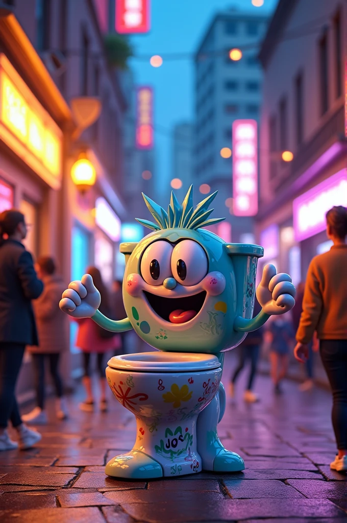 Crea un skibidi toilet 