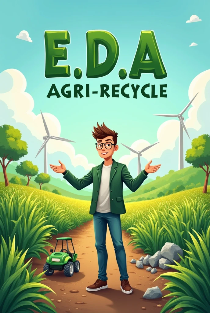 A business poster with the name E. D. A Agri-recycle ventures.