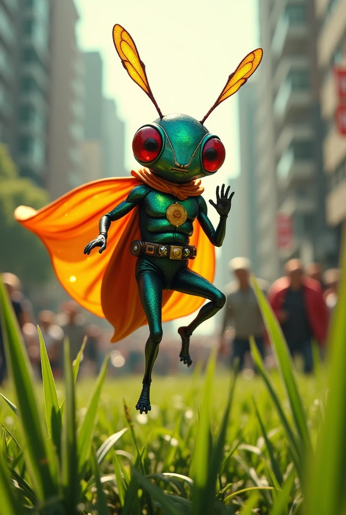 Make me a superhero flea