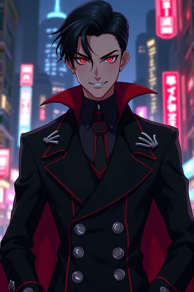 Ben Shapiro as a anime vampire